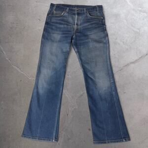 Vintage Levi's 517 Bootcut Jeans 34x30 Medium Wash Denim 2002